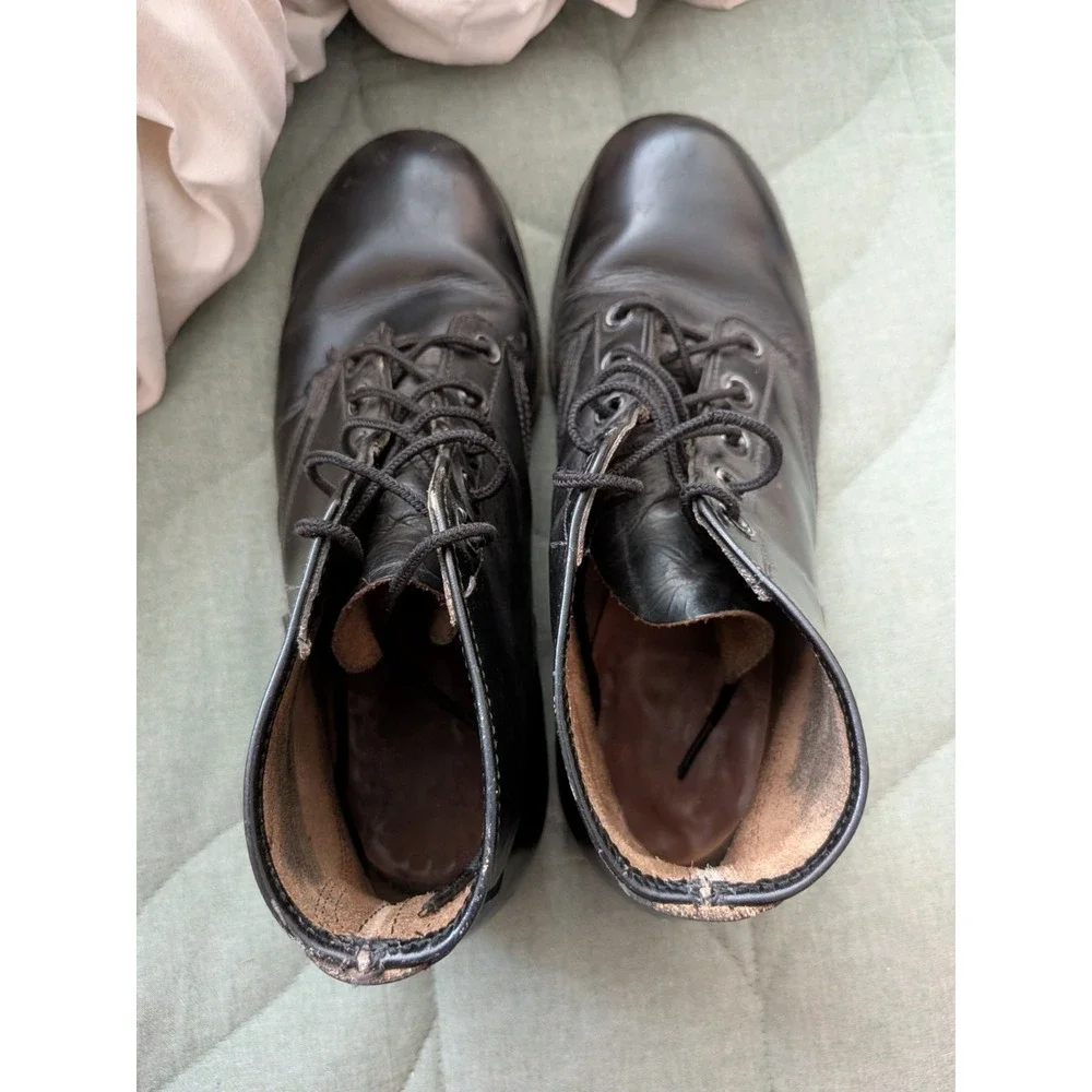 Vintage 50s BF Goodrich GJ Black Military Combat Boots Size 9.5